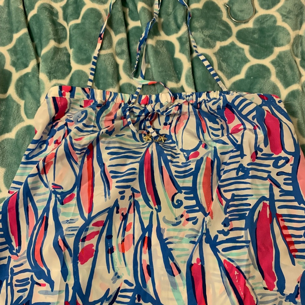 Lilly Pulitzer red right return top